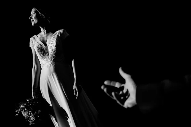 photographe clermont-ferrand photo mariage artistique noir et blanc